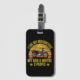 Hund Motorcykel Bagagebricka