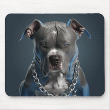 Hund Mouse Pad American Stafford