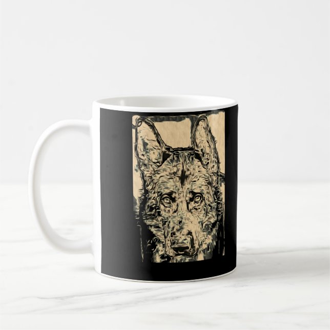 hund mugg k9 (Vänster)