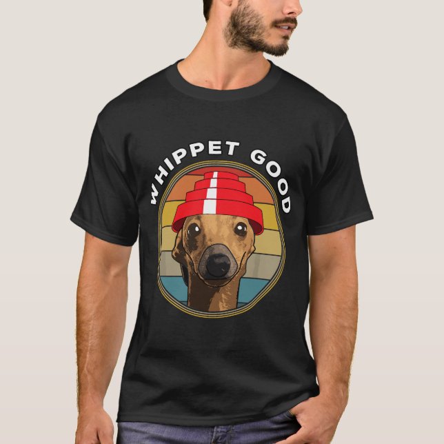 Hund Music Bra Funny 80's Music T Shirt (Framsida)