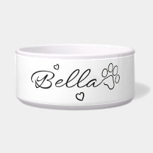 Hund namn - Bella Bowl