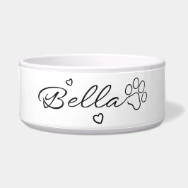 Hund namn - Bella Bowl