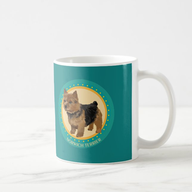 Hund norwich skräcker kaffemugg (Höger)