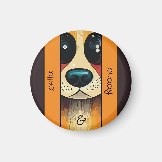 Hund Nose Magnet (Framsidan)