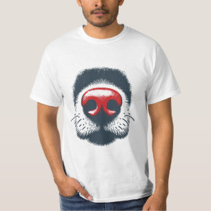 HUND NOSE STÄNG UPP T SHIRT
