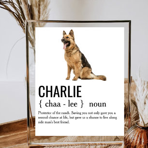 Hund Noun Definition Hund Pappa Mamma Hund älskare Poster