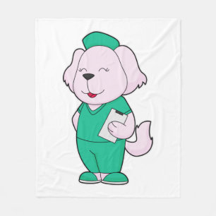 Hund Nurse Fleecefilt