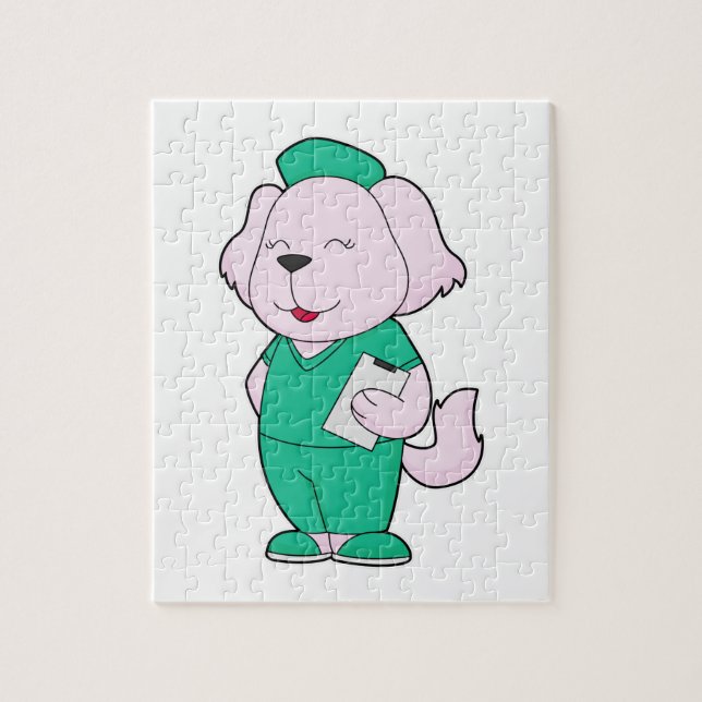Hund Nurse Pussel (Vertikal)