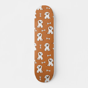 Hund och ben mini skateboard bräda 18,5 cm