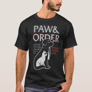 Hund och beställning av Speciella behandlingar vid T Shirt