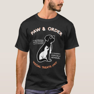 Hund och beställning av Speciella behandlingar vid T Shirt