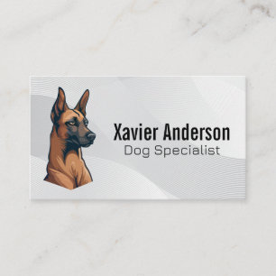 Hund- och djurhållningstjänster visitkort