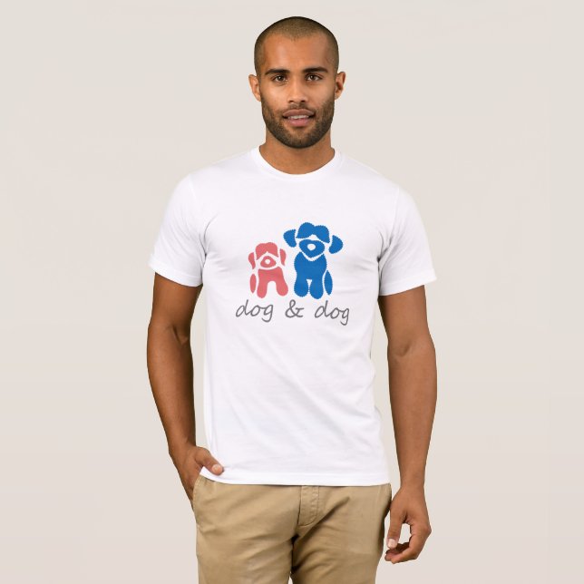 hund och hund tee (Hel framsida)