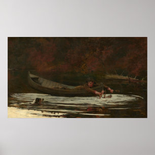 Hund och hunger - Winslow Homer Fine Art Poster