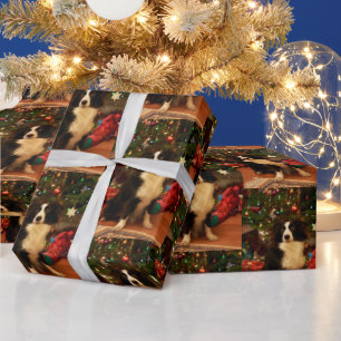 Hund och Julgran Presentpapper