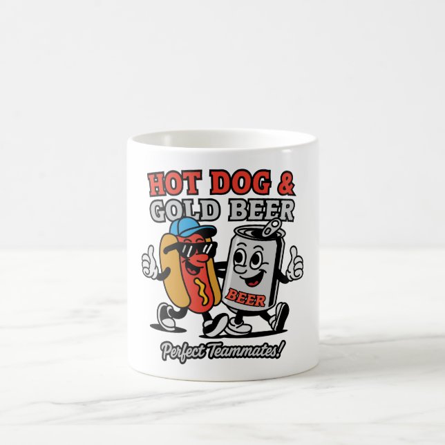Hund och Kall för hett Kaffemugg (Center)