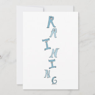 Hund och katt, födelsekort, rinnande katter och Hu Tack Kort