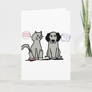 Hund och katt för funktionellt Valentines Helgkort