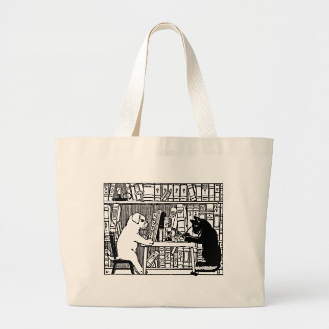 Hund och Katt i Bibliotek Jumbo Tygkasse (Framsidan)