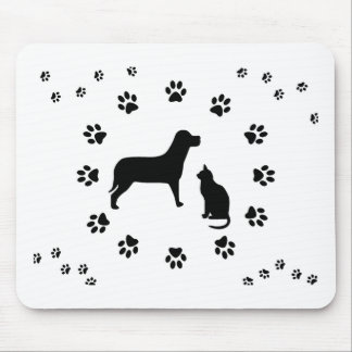 Hund och katt Mousepad Musmatta