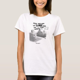 Hund och katt på den giftermål-/pars lägerledaren t-shirt