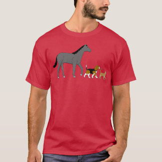 hund och katt t shirt
