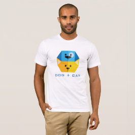 hund och katt tee shirt