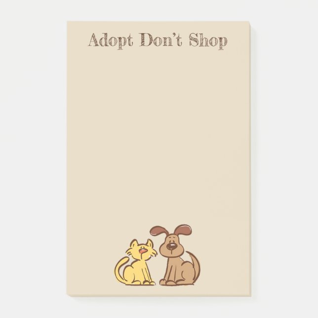 Hund- och kattanmärkningar post-it block (Framsida)