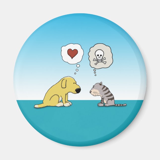 Hund- och Kattmagnet Magnet (Framsidan)