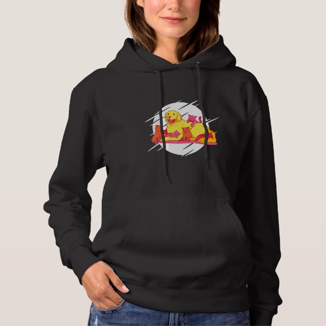 Hund och Kitten T Shirt (Framsida)