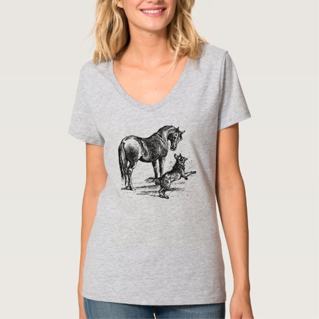Hund- och ponnyshow t-shirt (Framsida)