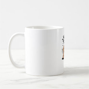 Hund och spöke dricker vin. Klassisk T-Shirt Kaffemugg
