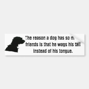 Hund och vänner bildekal