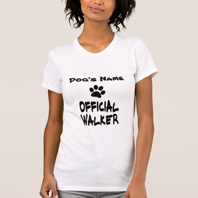 Hund Officiell Walker Shirt Tee Shirt (Framsida)