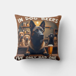 Hund Öl dekorativ kudde