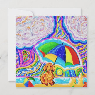 Hund om ett bockhälsningskort inbjudningar