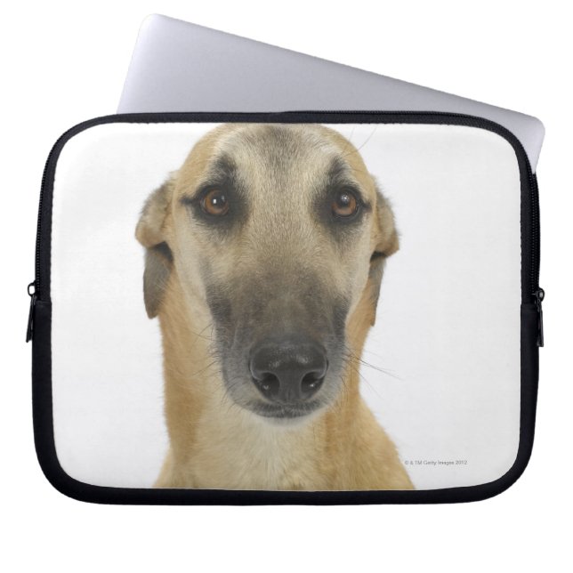 Hund om Vita 41 Laptop Fodral (Framsidan)