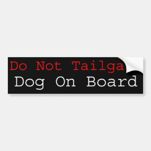Hund ombord bildekal