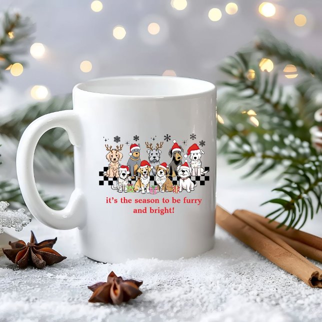 Hund önskar dig en underbart julklapp  kaffemugg (Skapare uppladdad)