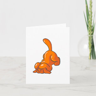Hund orange Hound Kort