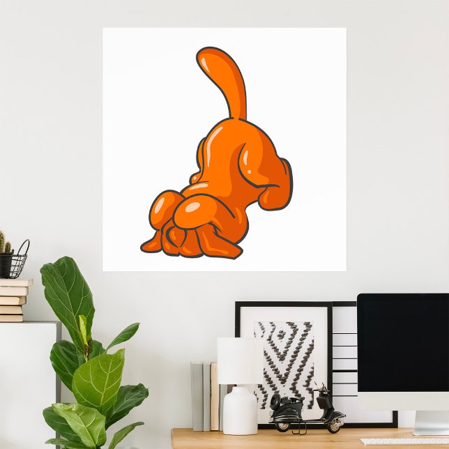 Hund orange Hound Poster (Skapare uppladdad)
