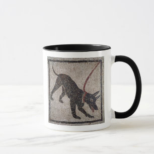 Hund på ett koppel, från Pompeii Mugg