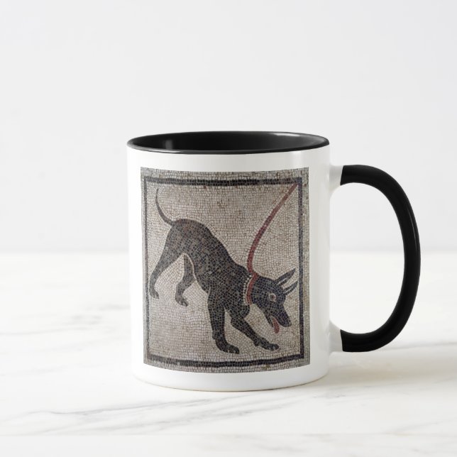Hund på ett koppel, från Pompeii Mugg (Höger)