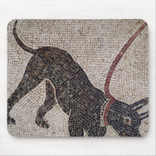 Hund på ett koppel, från Pompeii Musmatta