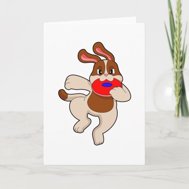 Hund på lek kort (Framsida)