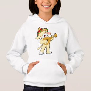 Hund på Music med Guitar T Shirt