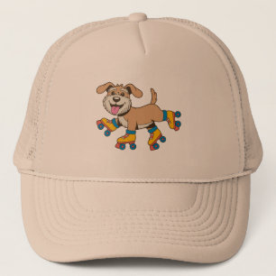 Hund på rullskridskor.. Jag ser en Hund Keps
