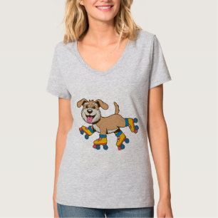 Hund på rullskridskor.. Jag ser en Hund T Shirt