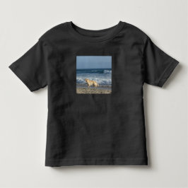 Hund på stranden t shirt