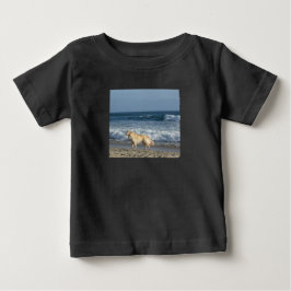 Hund på stranden t shirt